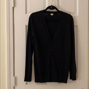 Black sweater cardigan